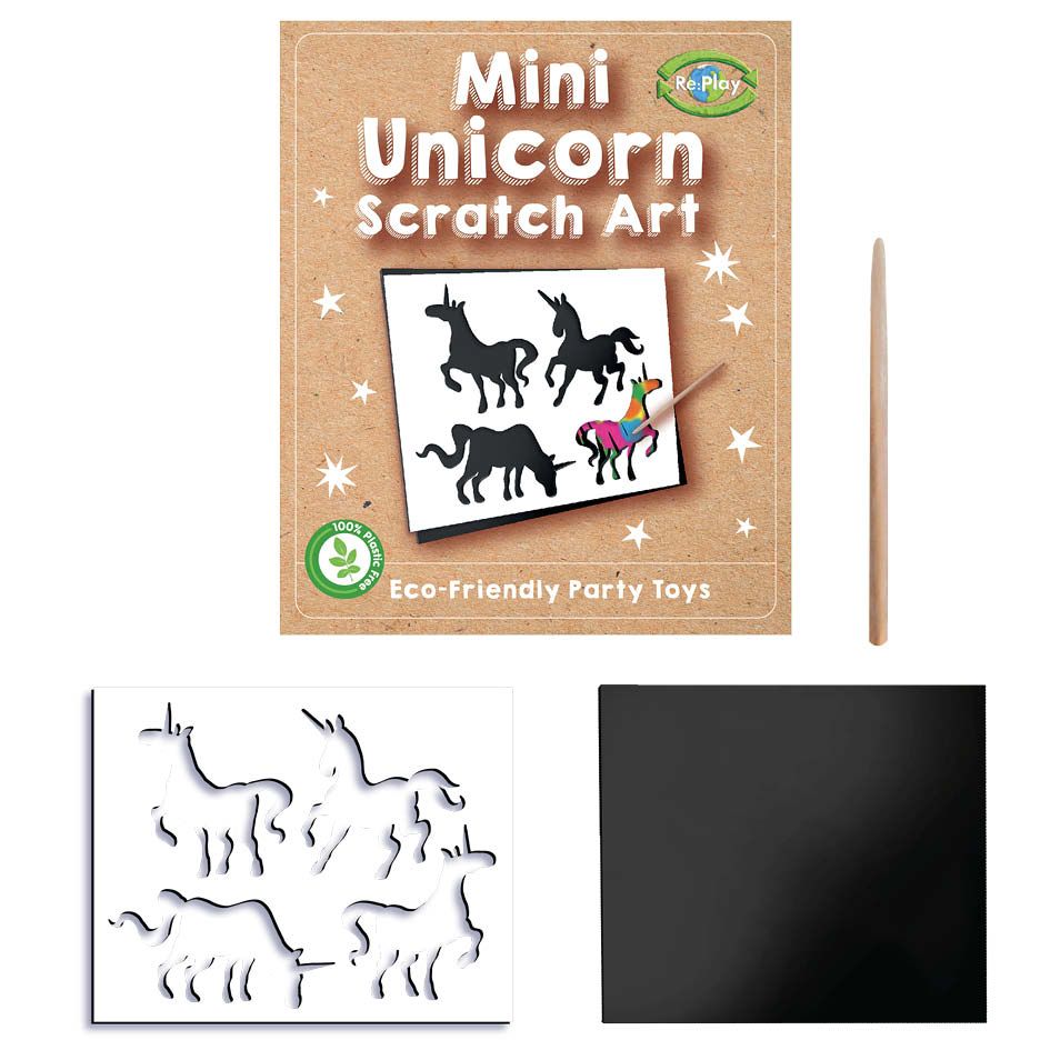 Re:Play Unicorn Scratch Art